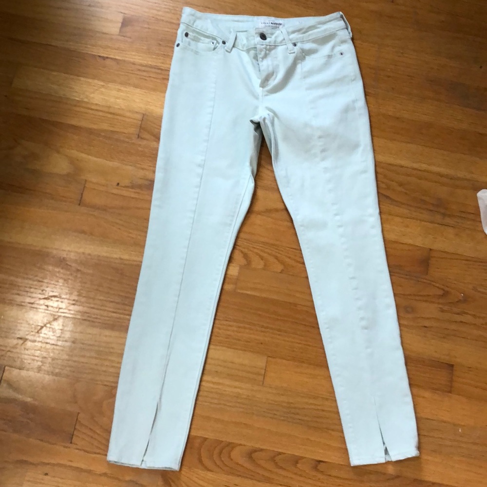 Lucky Brand Jeans Lolita Skinny Stretch Pastel Green sz 4 Premium Denim PERFECT